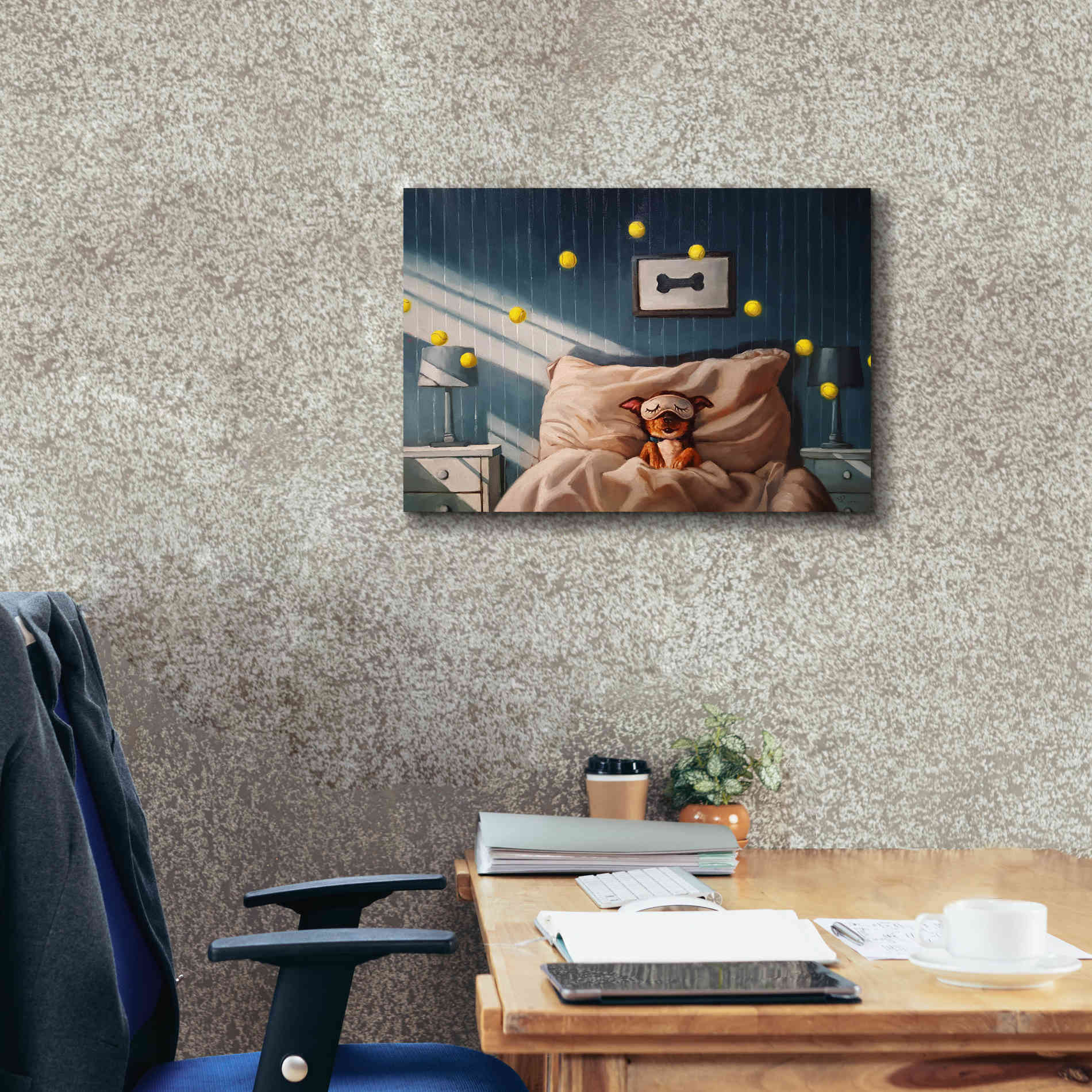 'Bentleyâ€™s Dream' by Lucia Heffernan, Canvas Wall Art,26x18