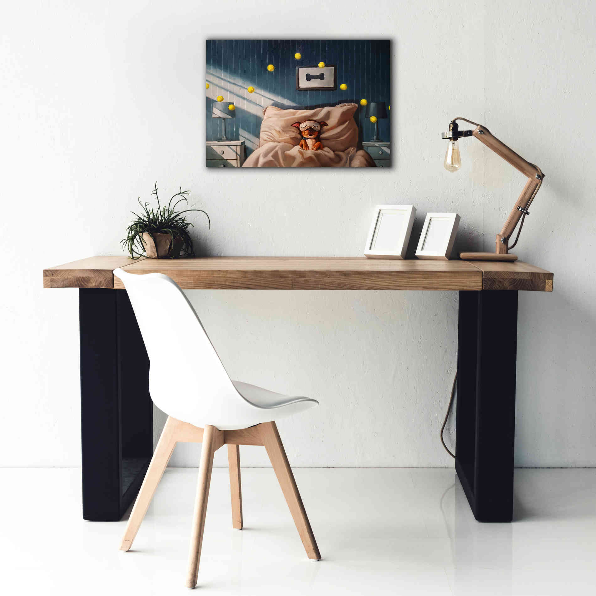 'Bentleyâ€™s Dream' by Lucia Heffernan, Canvas Wall Art,26x18