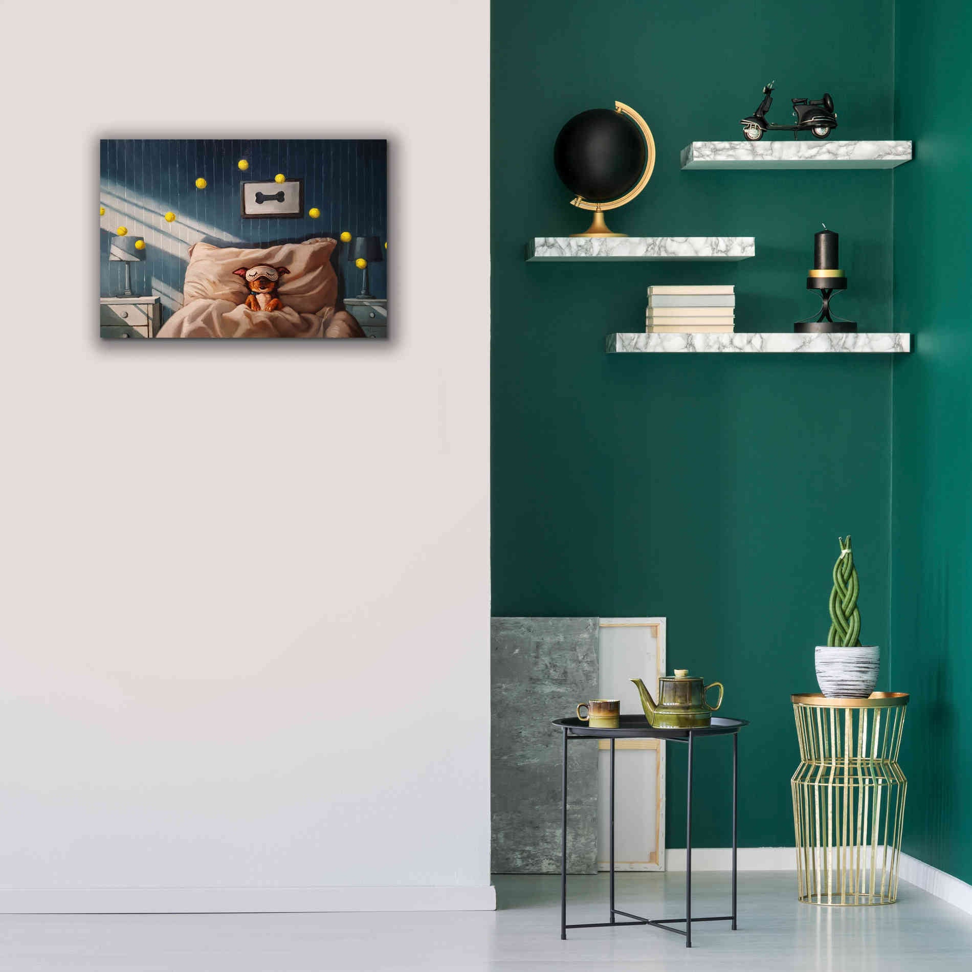 'Bentleyâ€™s Dream' by Lucia Heffernan, Canvas Wall Art,26x18