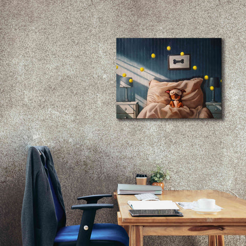 Image of 'Bentleyâ€™s Dream' by Lucia Heffernan, Canvas Wall Art,34x26