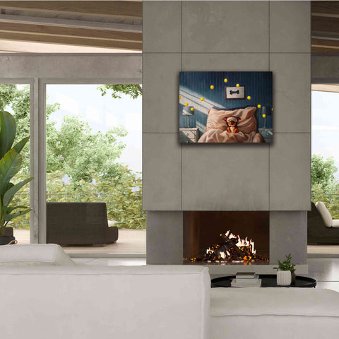 Image of 'Bentleyâ€™s Dream' by Lucia Heffernan, Canvas Wall Art,34x26