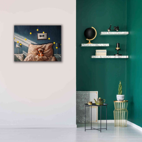 Image of 'Bentleyâ€™s Dream' by Lucia Heffernan, Canvas Wall Art,34x26