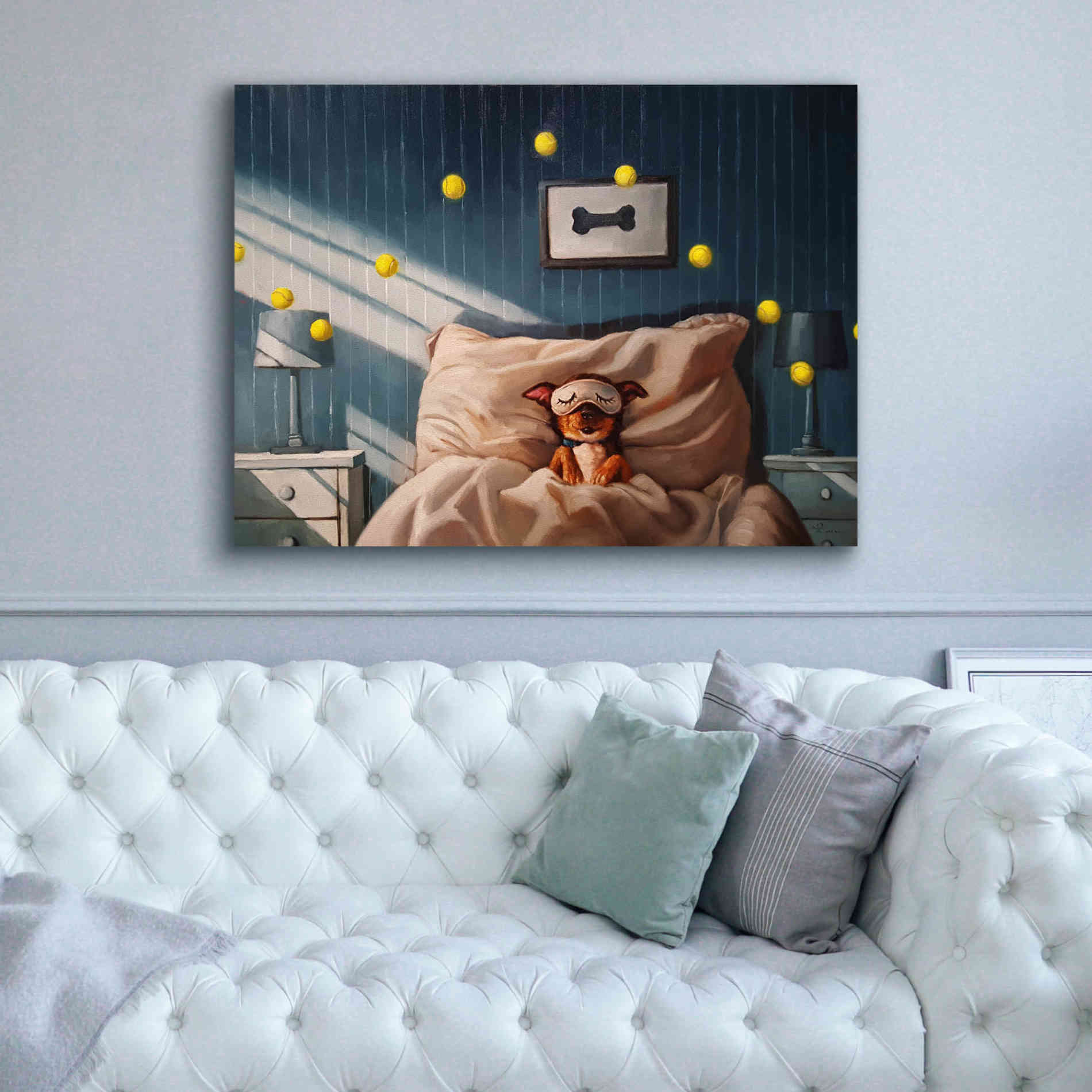 'Bentleyâ€™s Dream' by Lucia Heffernan, Canvas Wall Art,54x40