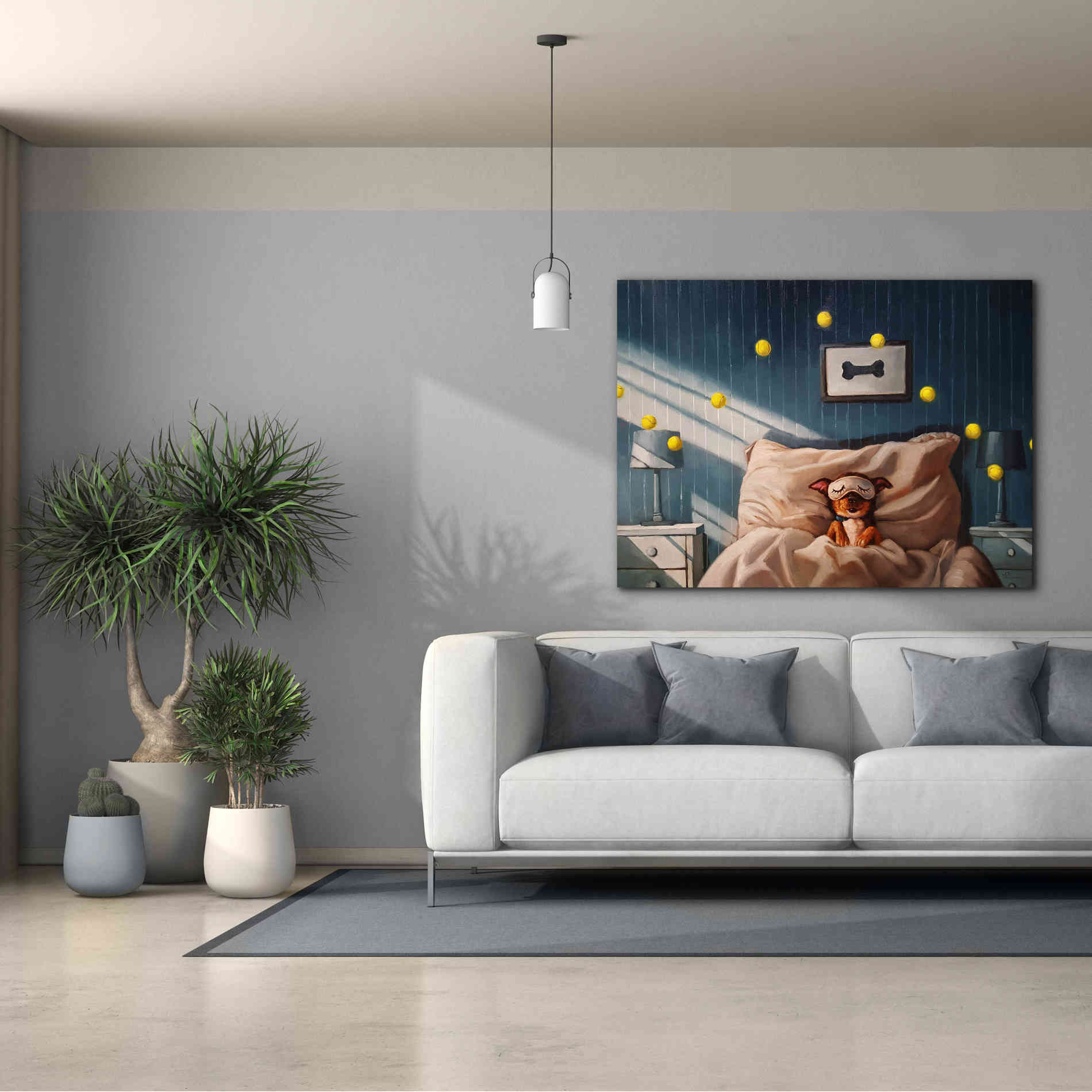 'Bentleyâ€™s Dream' by Lucia Heffernan, Canvas Wall Art,54x40