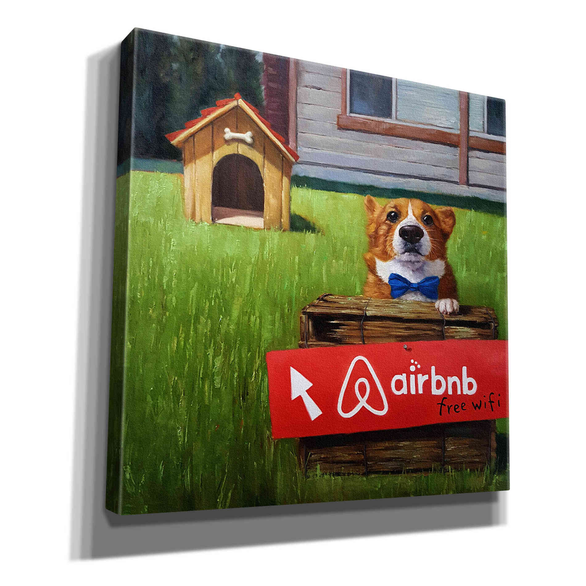 'K9 BNB' by Lucia Heffernan, Canvas Wall Art