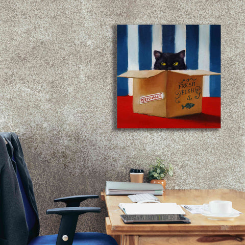 Image of 'Cat Burglar' by Lucia Heffernan, Canvas Wall Art,26x26