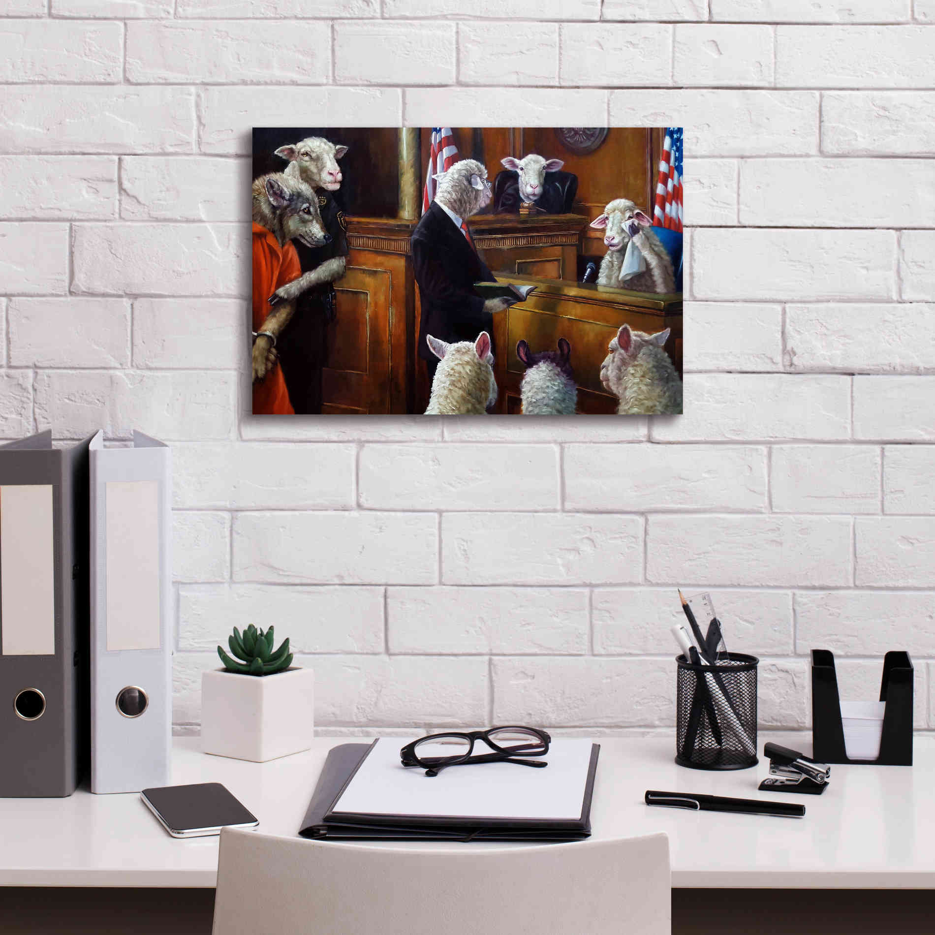 'Eyewitness' by Lucia Heffernan, Canvas Wall Art,18x12