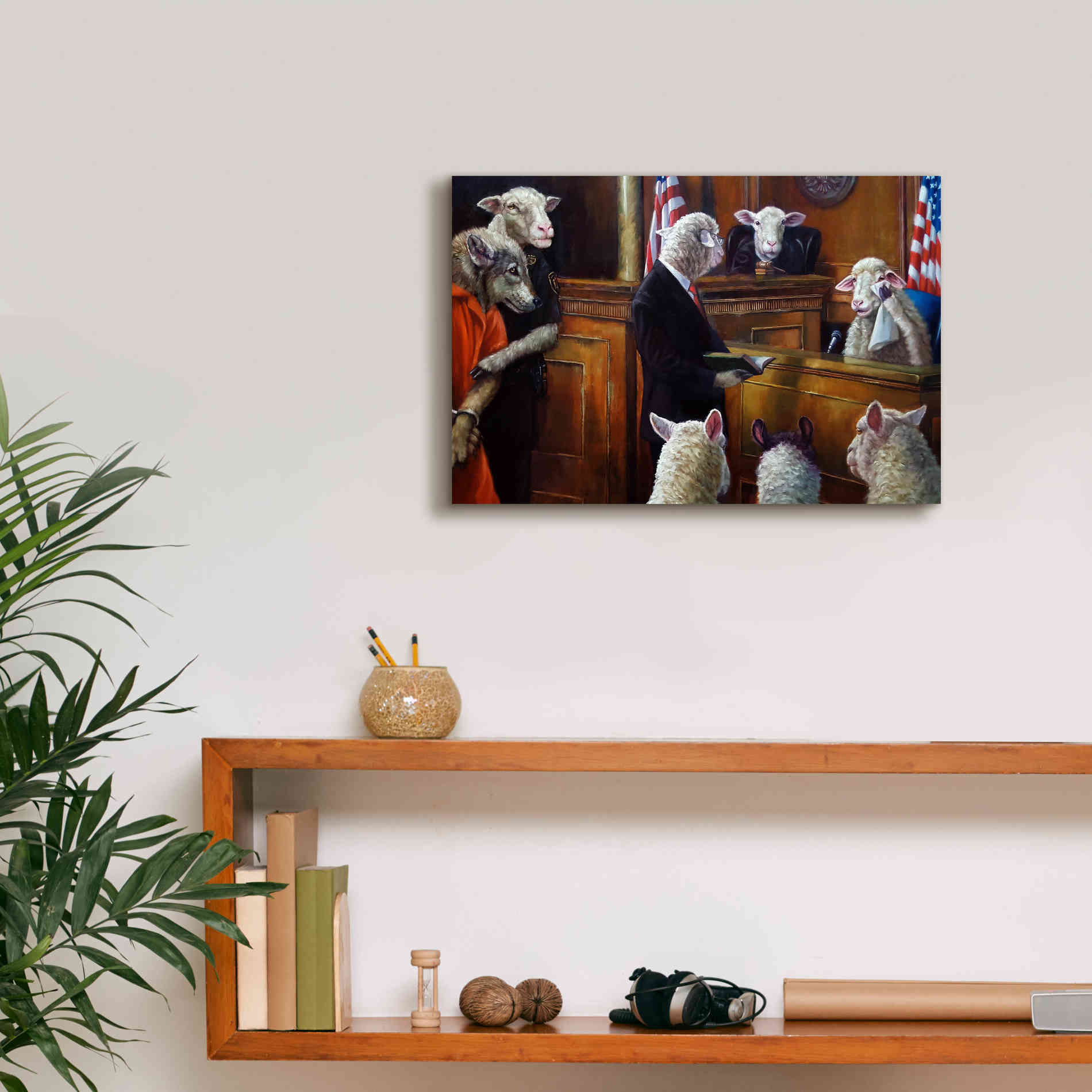 'Eyewitness' by Lucia Heffernan, Canvas Wall Art,18x12