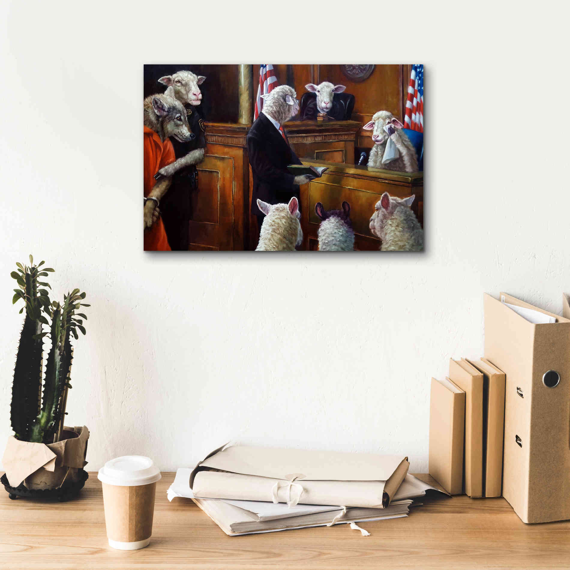 'Eyewitness' by Lucia Heffernan, Canvas Wall Art,18x12