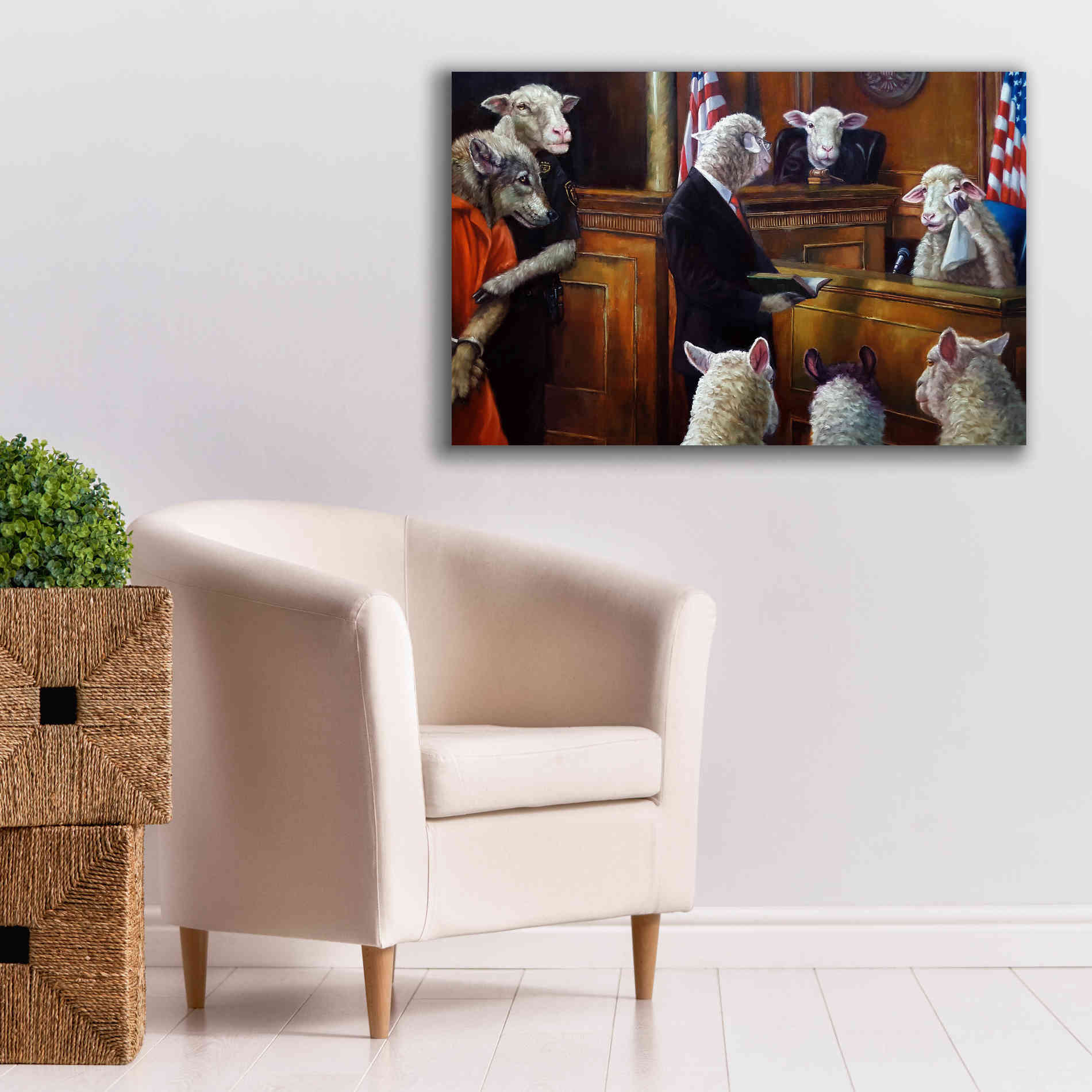 'Eyewitness' by Lucia Heffernan, Canvas Wall Art,40x26