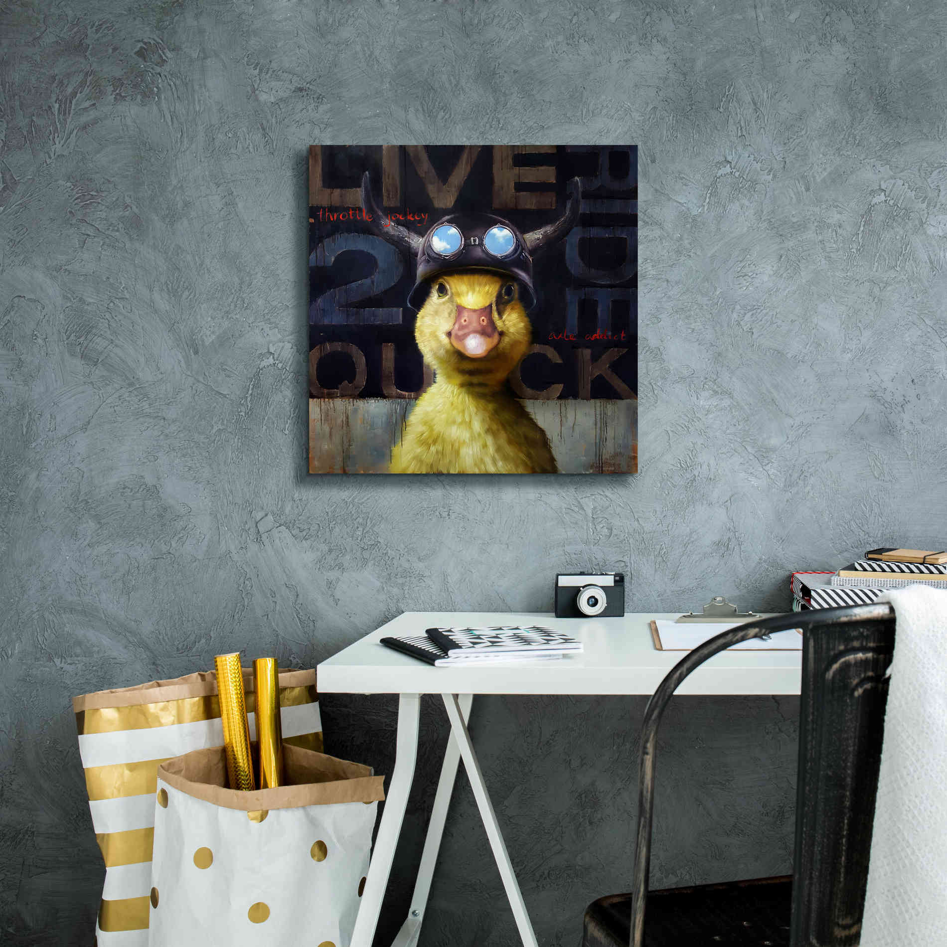 'Full Throttle' by Lucia Heffernan, Canvas Wall Art,18x18