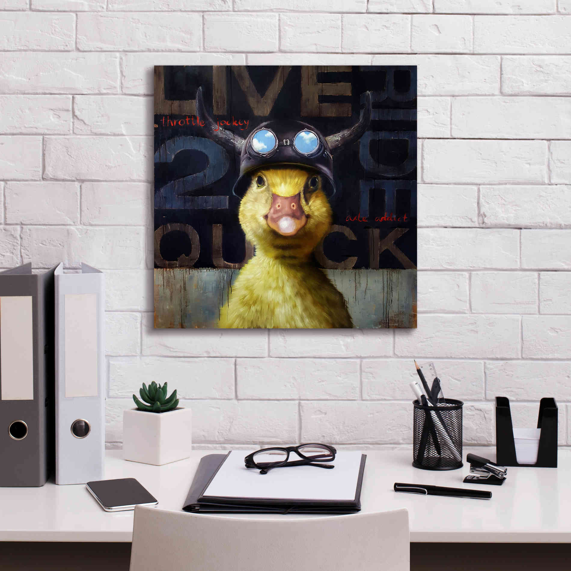 'Full Throttle' by Lucia Heffernan, Canvas Wall Art,18x18