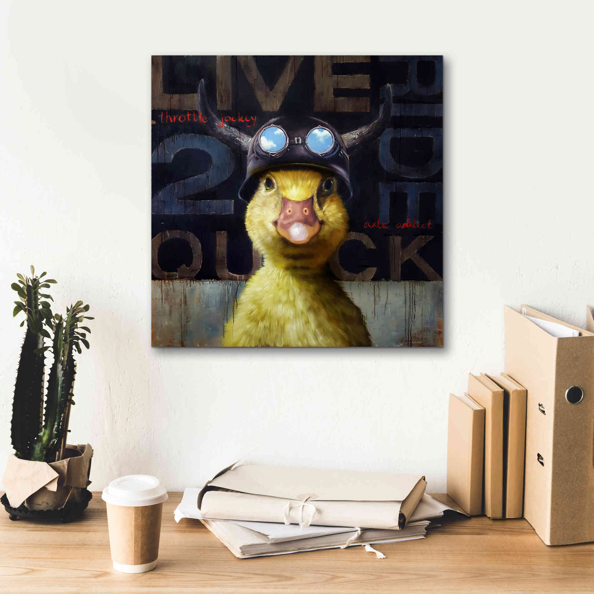 'Full Throttle' by Lucia Heffernan, Canvas Wall Art,18x18