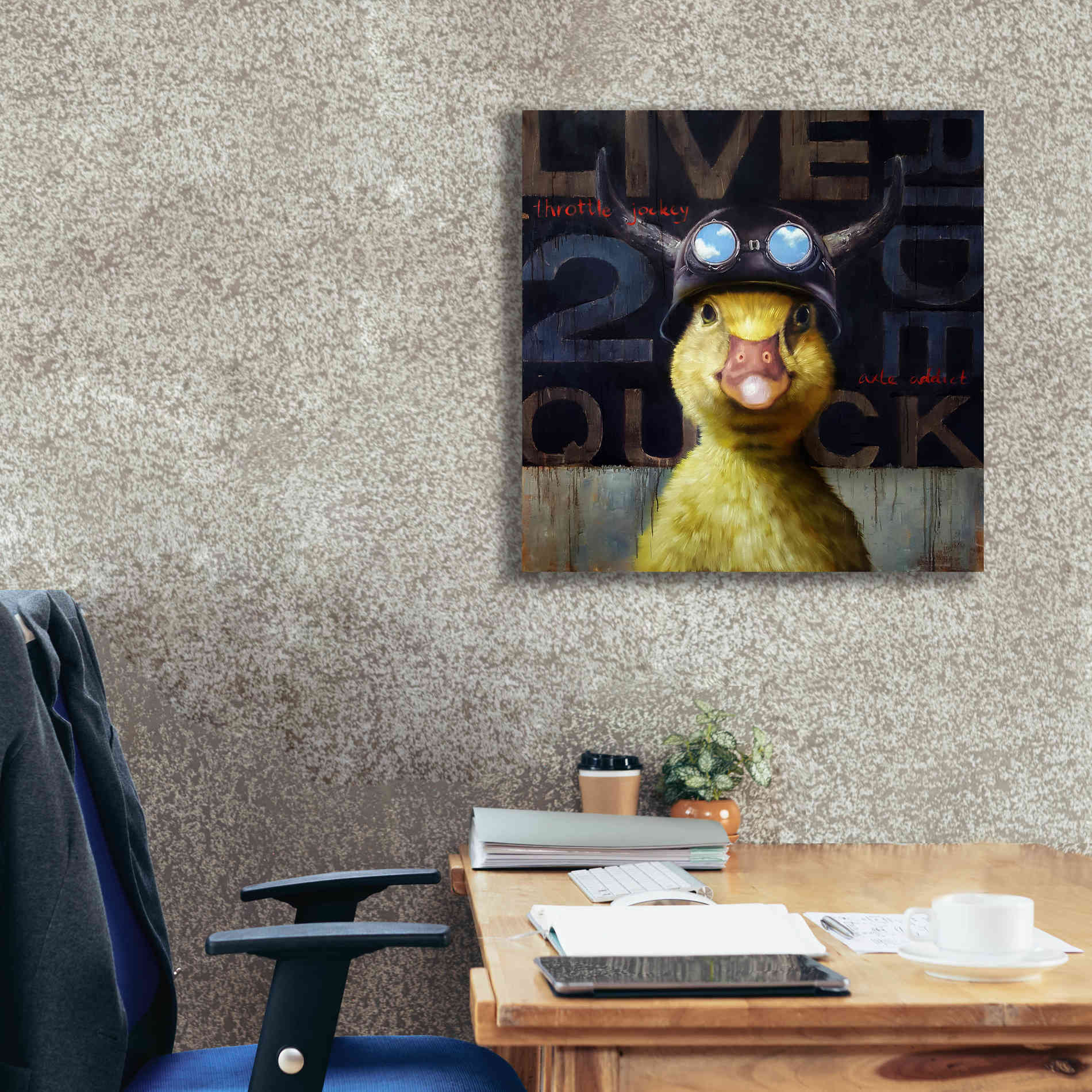 'Full Throttle' by Lucia Heffernan, Canvas Wall Art,26x26