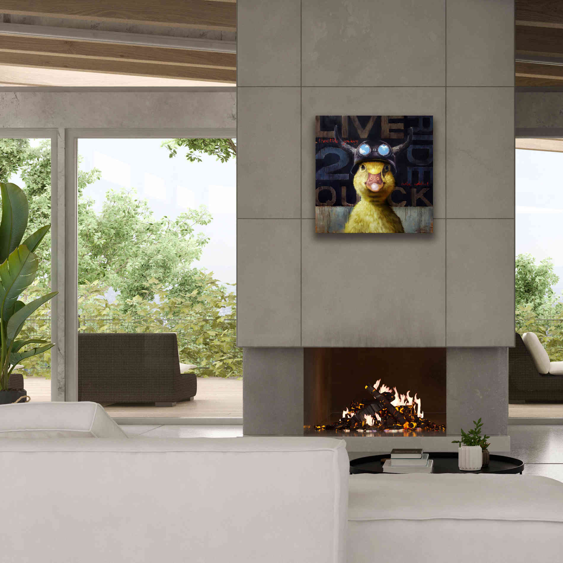 'Full Throttle' by Lucia Heffernan, Canvas Wall Art,26x26