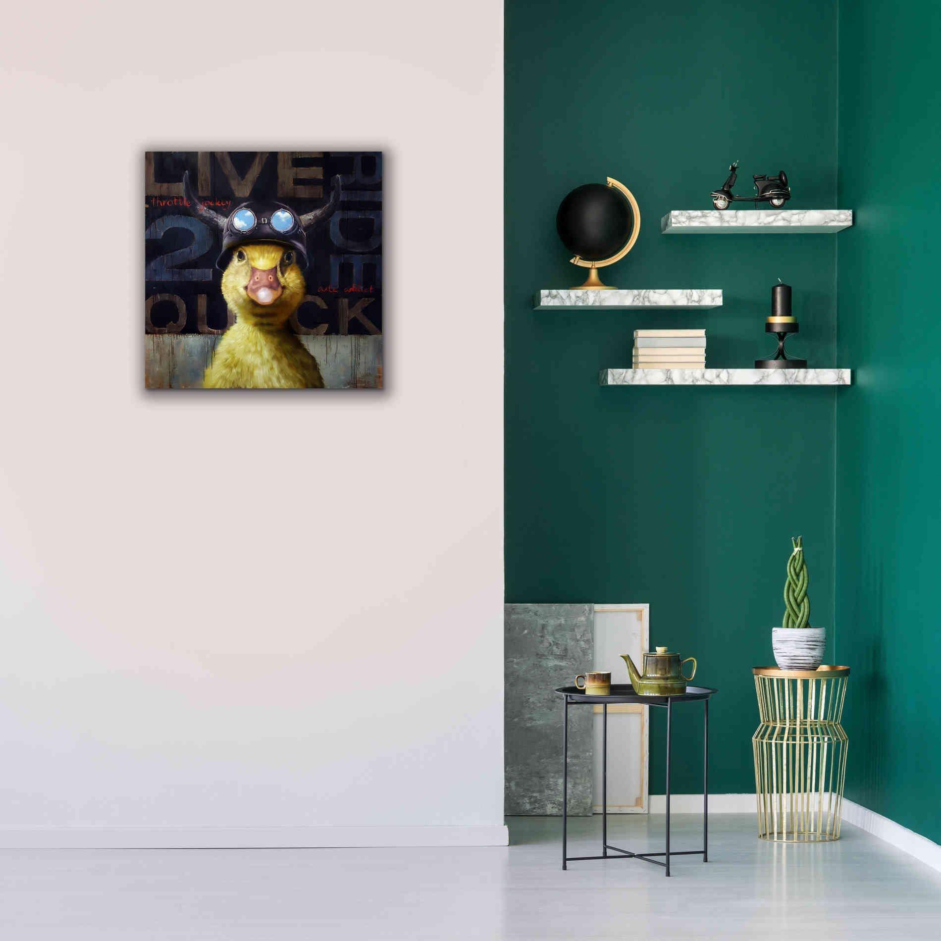 'Full Throttle' by Lucia Heffernan, Canvas Wall Art,26x26