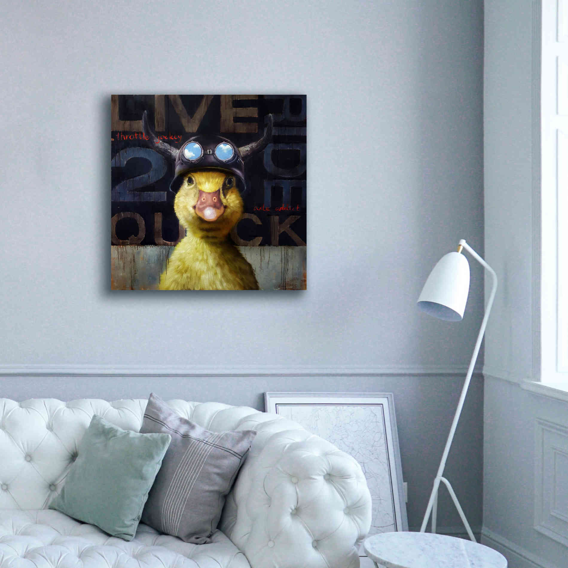 'Full Throttle' by Lucia Heffernan, Canvas Wall Art,37x37