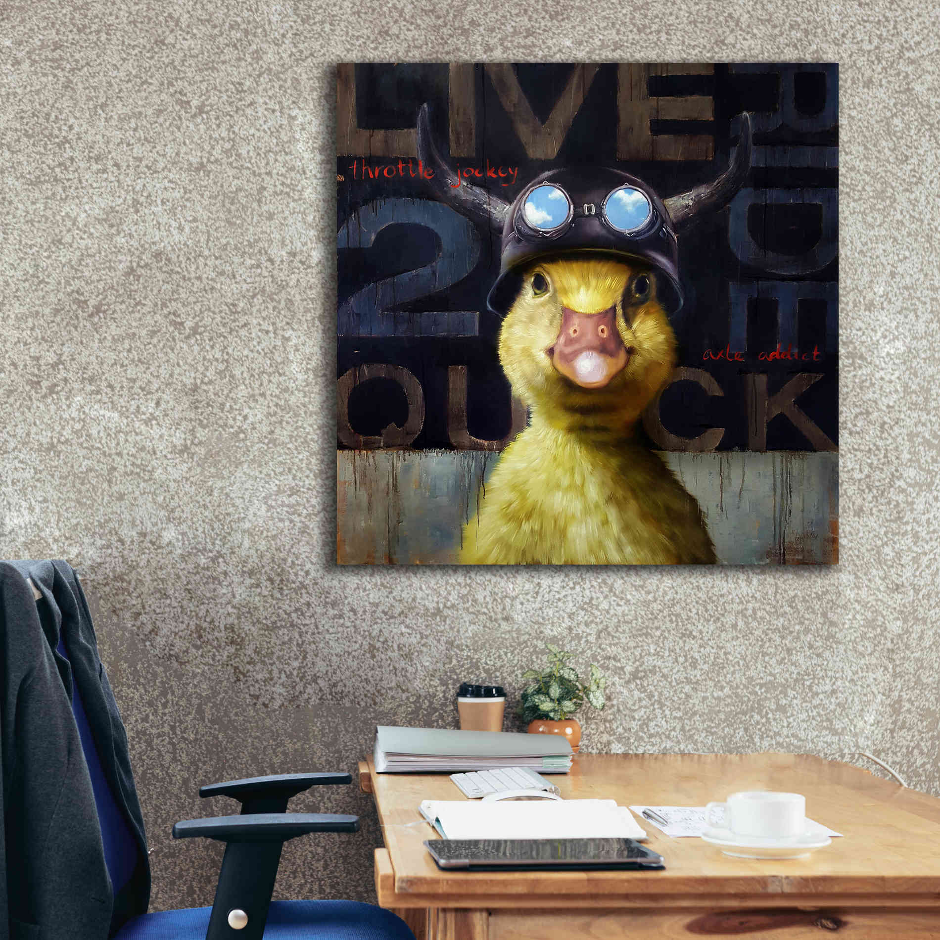 'Full Throttle' by Lucia Heffernan, Canvas Wall Art,37x37