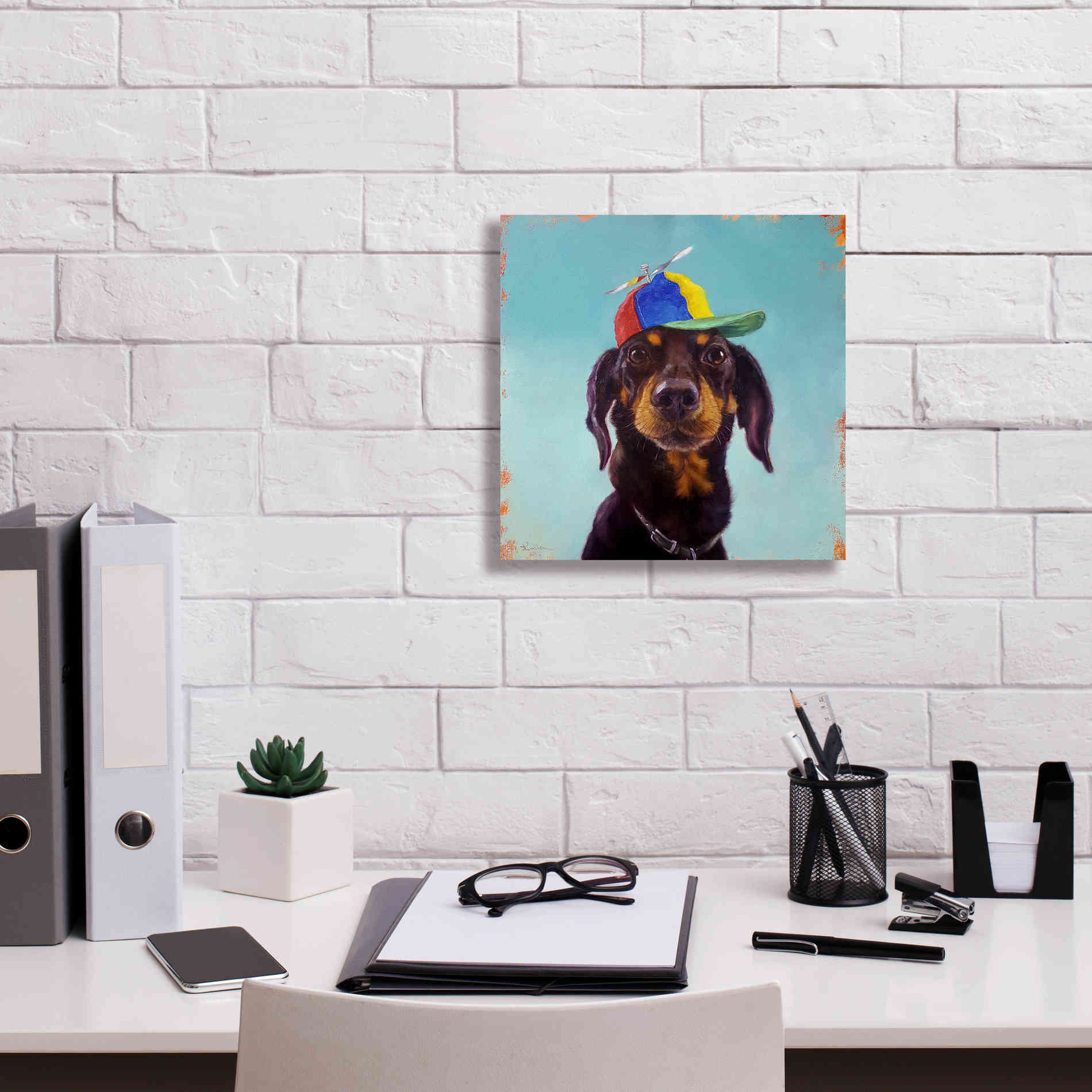 'Marcelo' by Lucia Heffernan, Canvas Wall Art,12x12