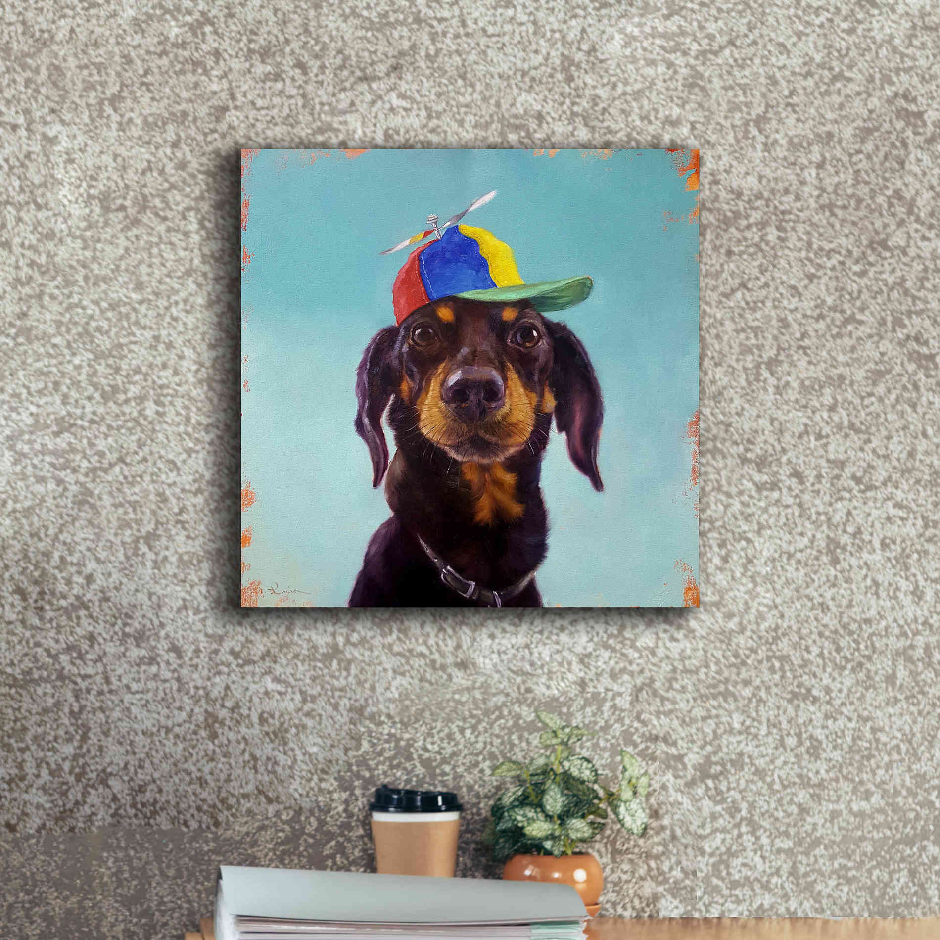 'Marcelo' by Lucia Heffernan, Canvas Wall Art,18x18