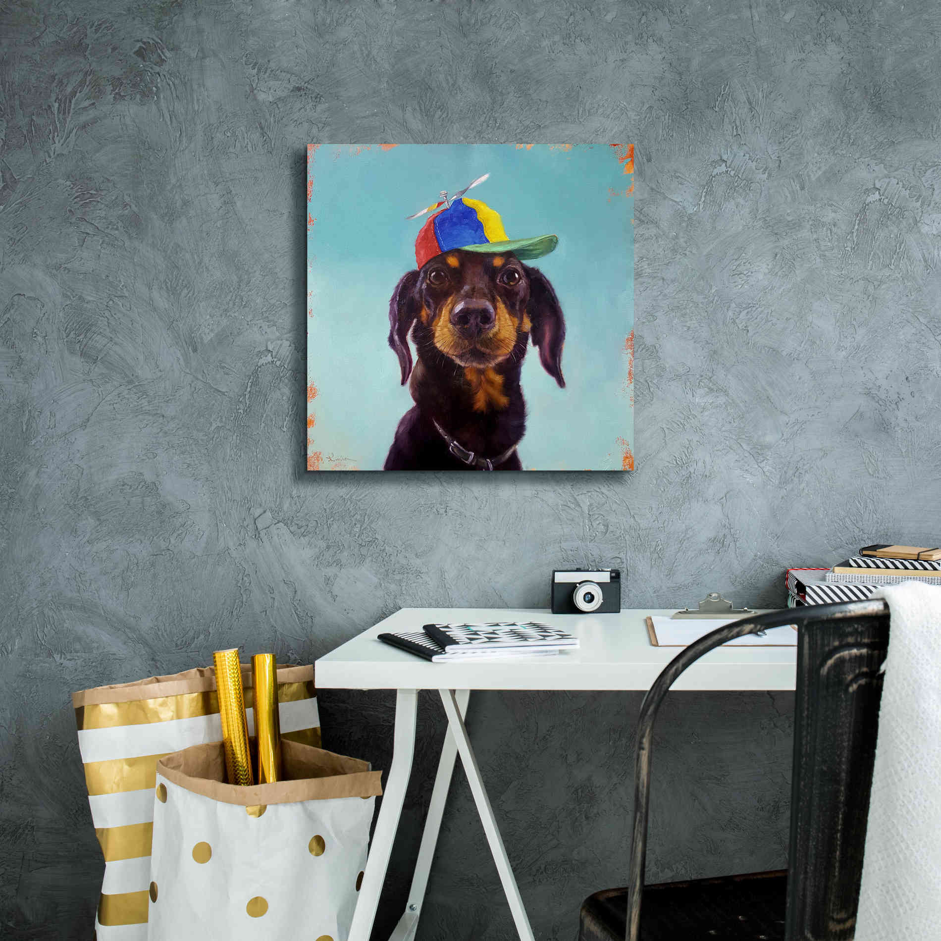 'Marcelo' by Lucia Heffernan, Canvas Wall Art,18x18