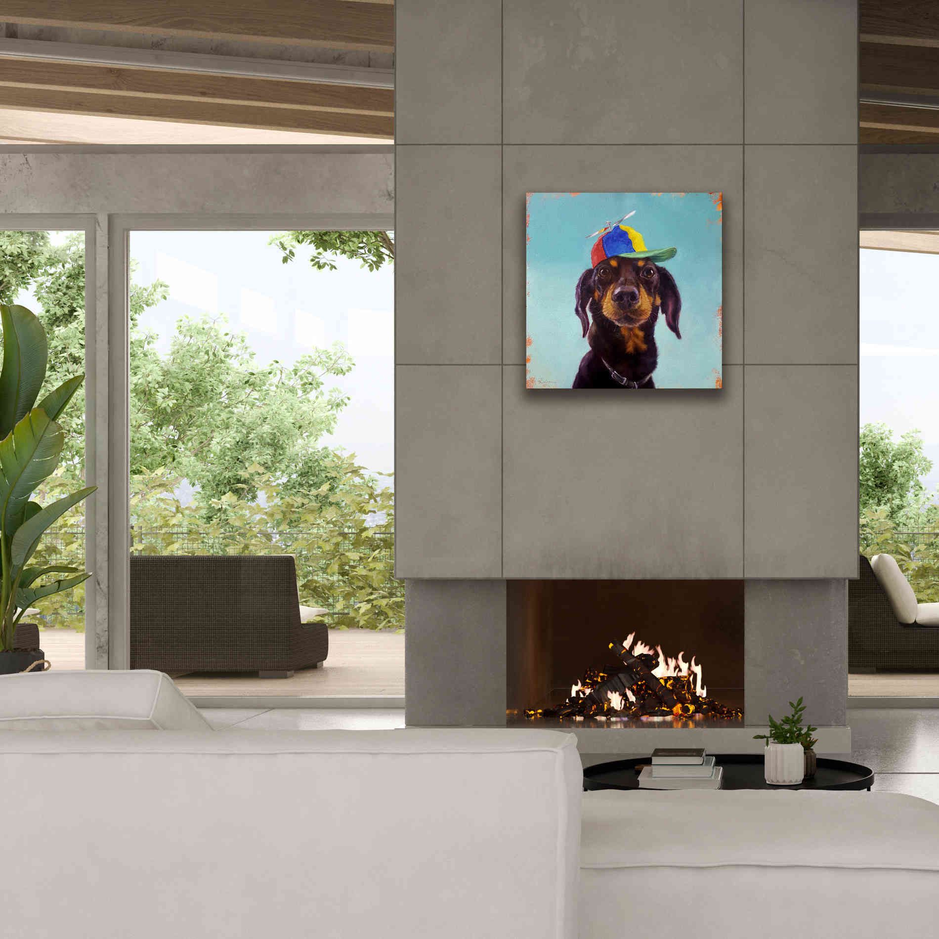 'Marcelo' by Lucia Heffernan, Canvas Wall Art,26x26