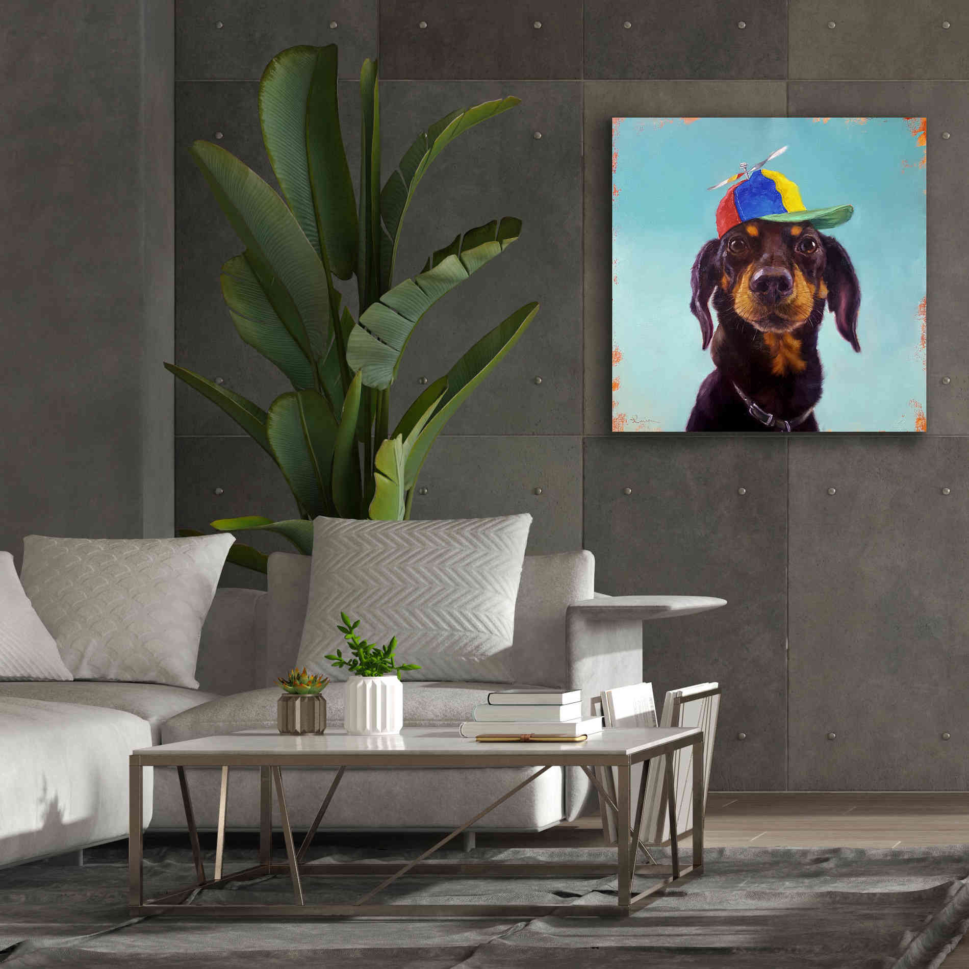 'Marcelo' by Lucia Heffernan, Canvas Wall Art,37x37