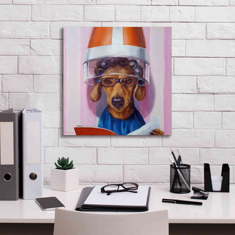 Image of 'Ms. Canela' by Lucia Heffernan, Canvas Wall Art,18x18