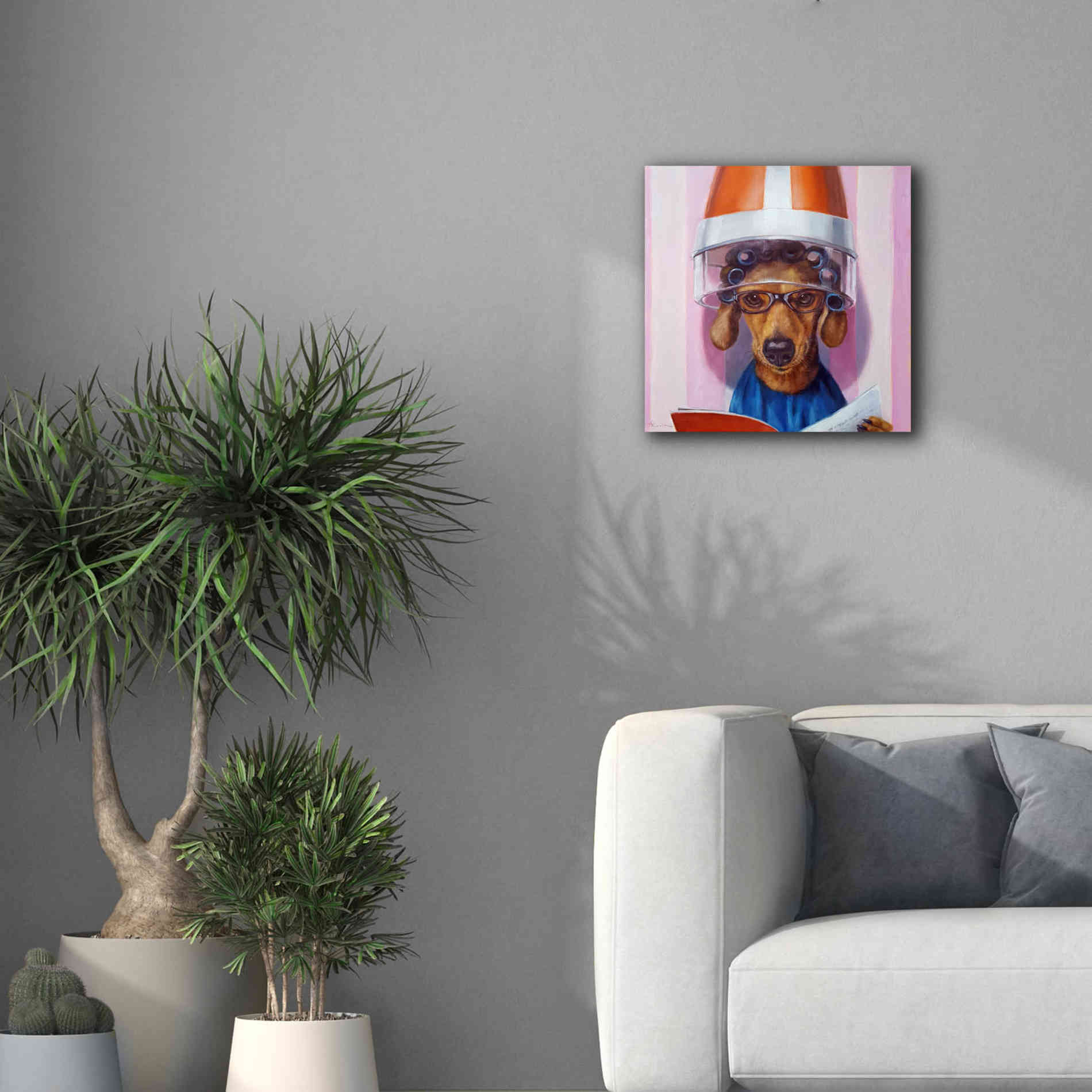 'Ms. Canela' by Lucia Heffernan, Canvas Wall Art,18x18