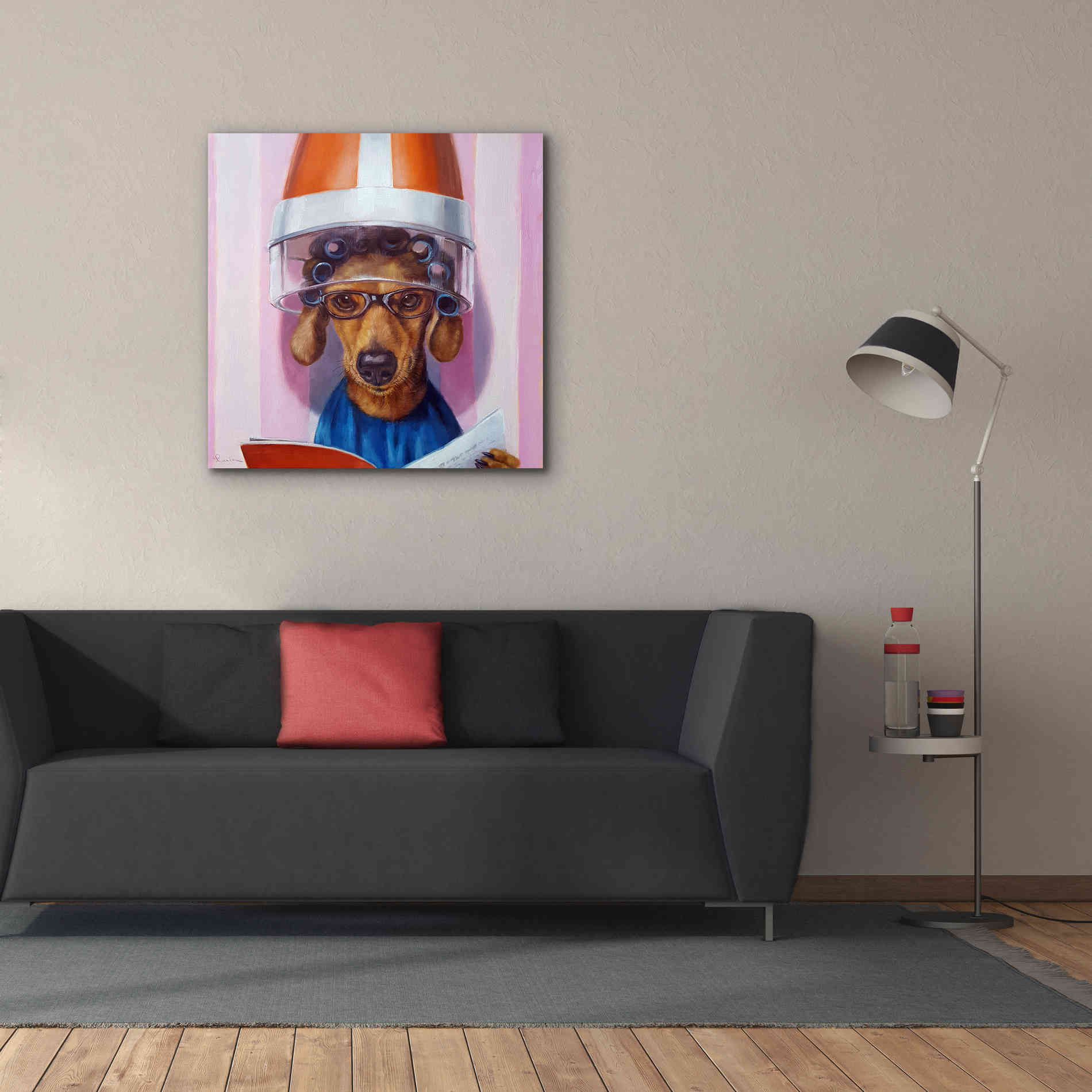 'Ms. Canela' by Lucia Heffernan, Canvas Wall Art,37x37