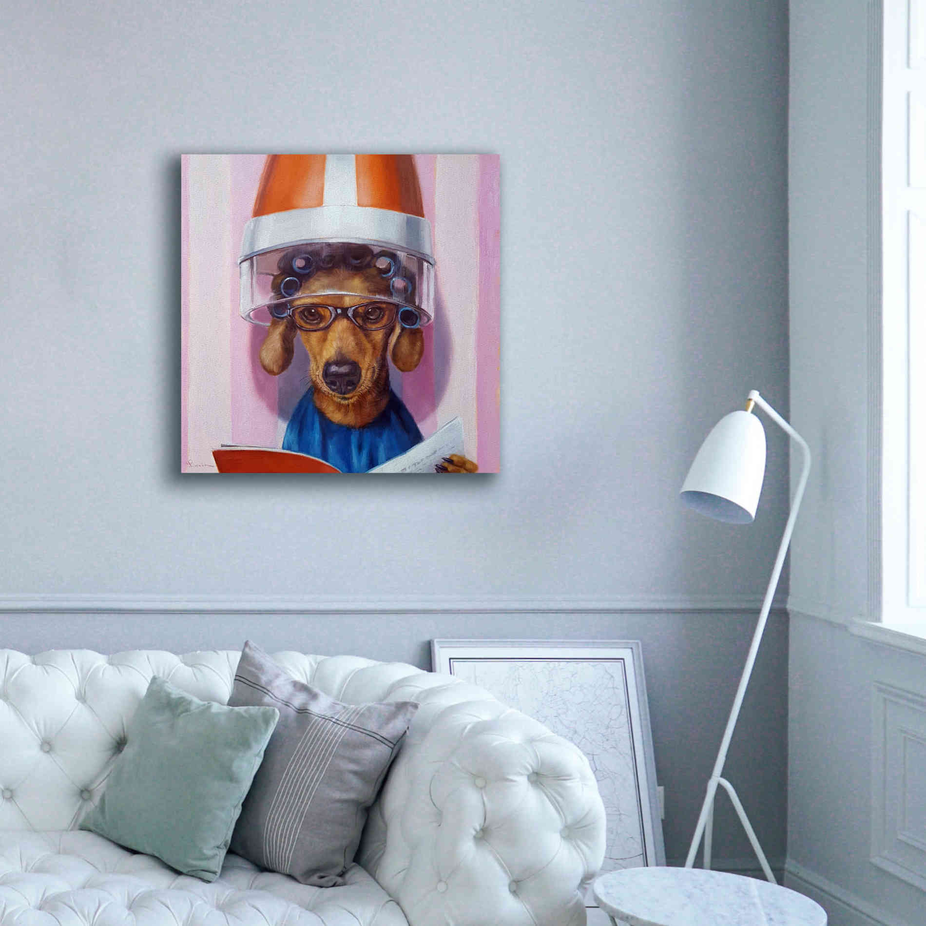 'Ms. Canela' by Lucia Heffernan, Canvas Wall Art,37x37