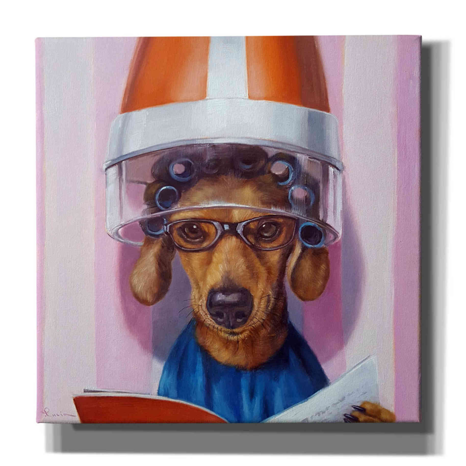 'Ms. Canela' by Lucia Heffernan, Canvas Wall Art