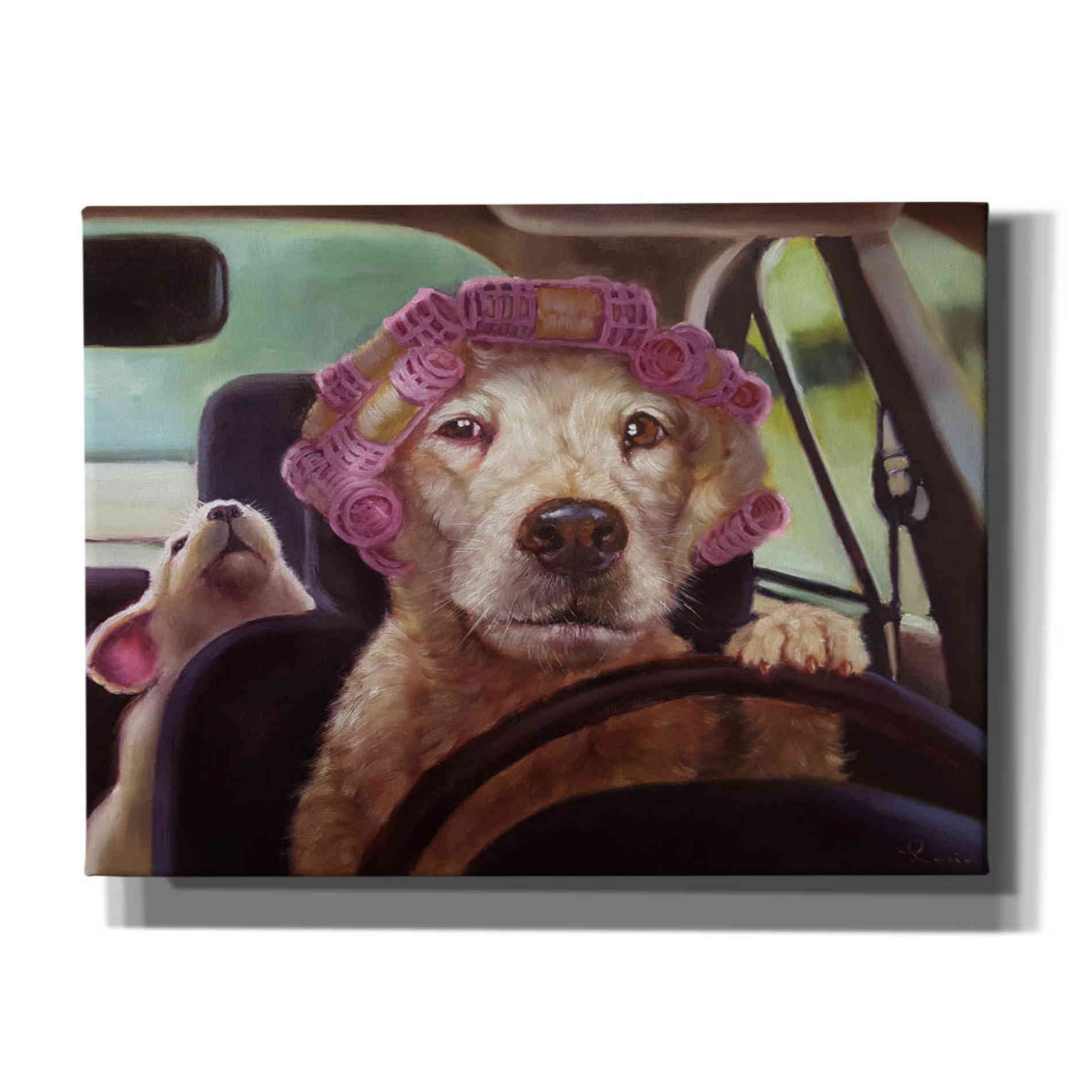 'Mommy Chauffeur' by Lucia Heffernan, Canvas Wall Art