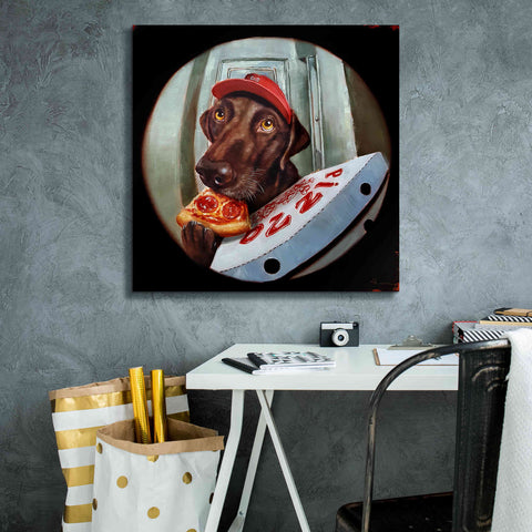 Image of 'Pupperoni' by Lucia Heffernan, Canvas Wall Art,26x26