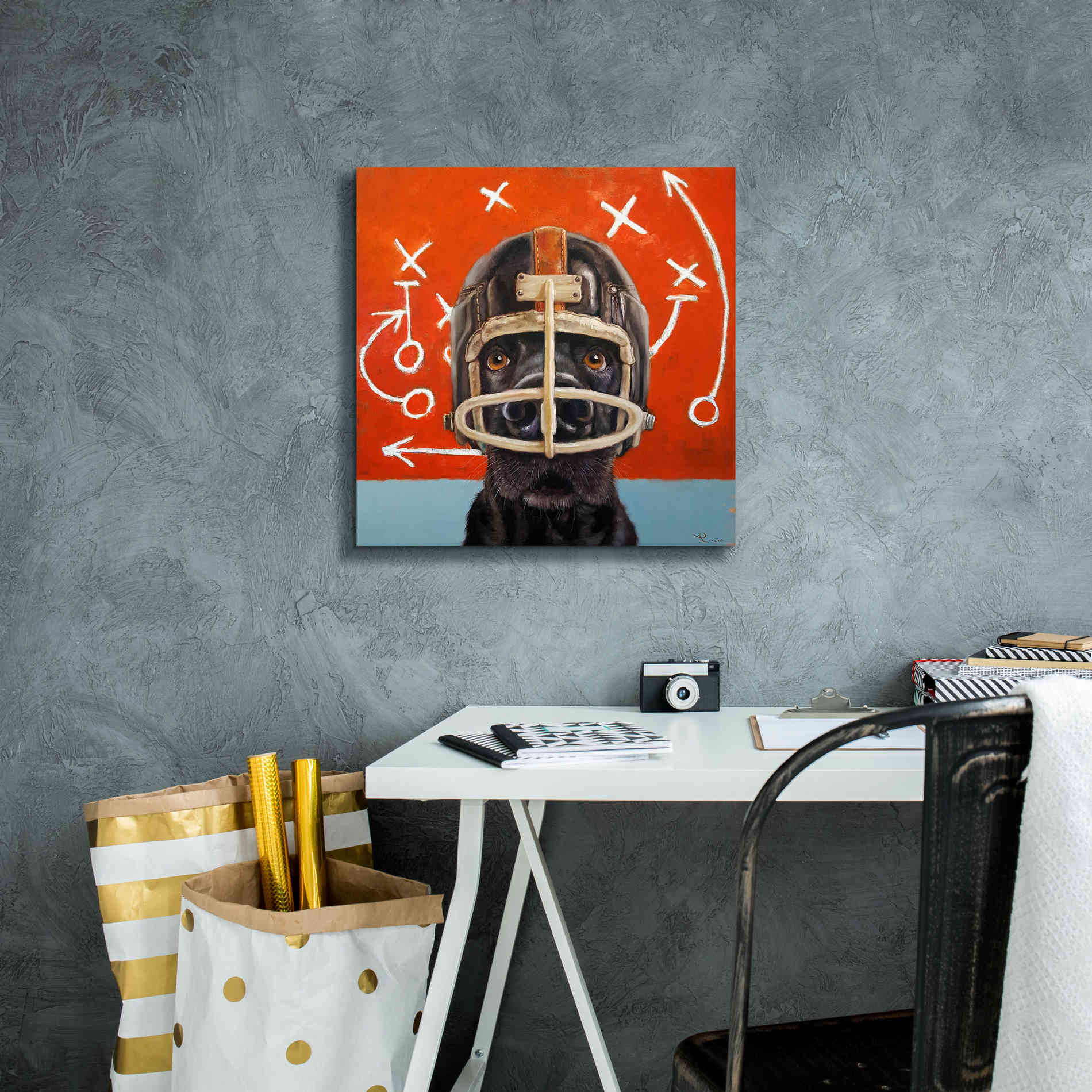 'Rookie' by Lucia Heffernan, Canvas Wall Art,18x18