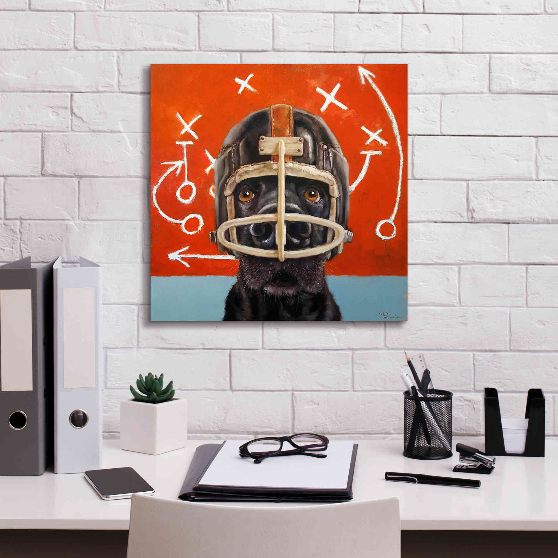 'Rookie' by Lucia Heffernan, Canvas Wall Art,18x18