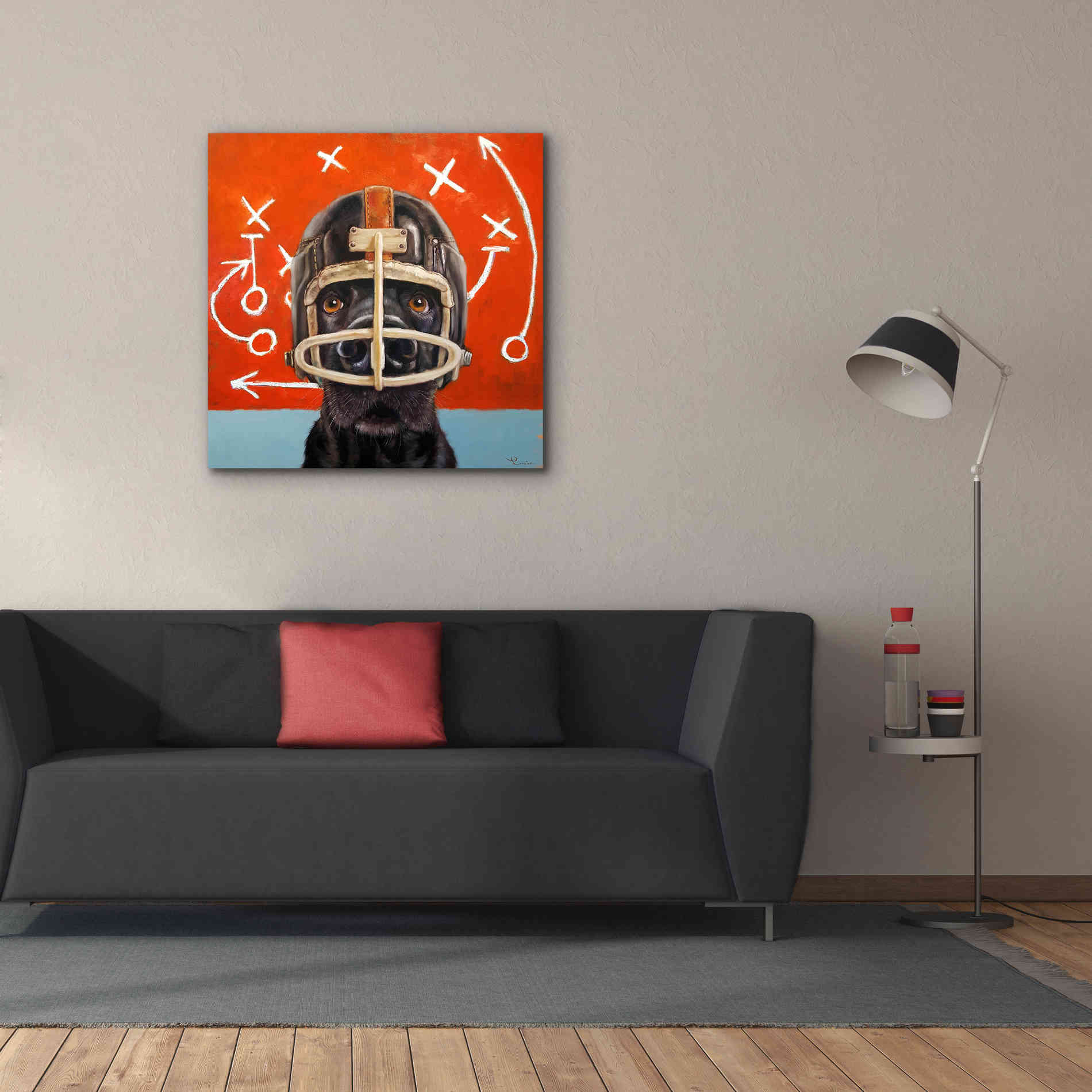 'Rookie' by Lucia Heffernan, Canvas Wall Art,37x37