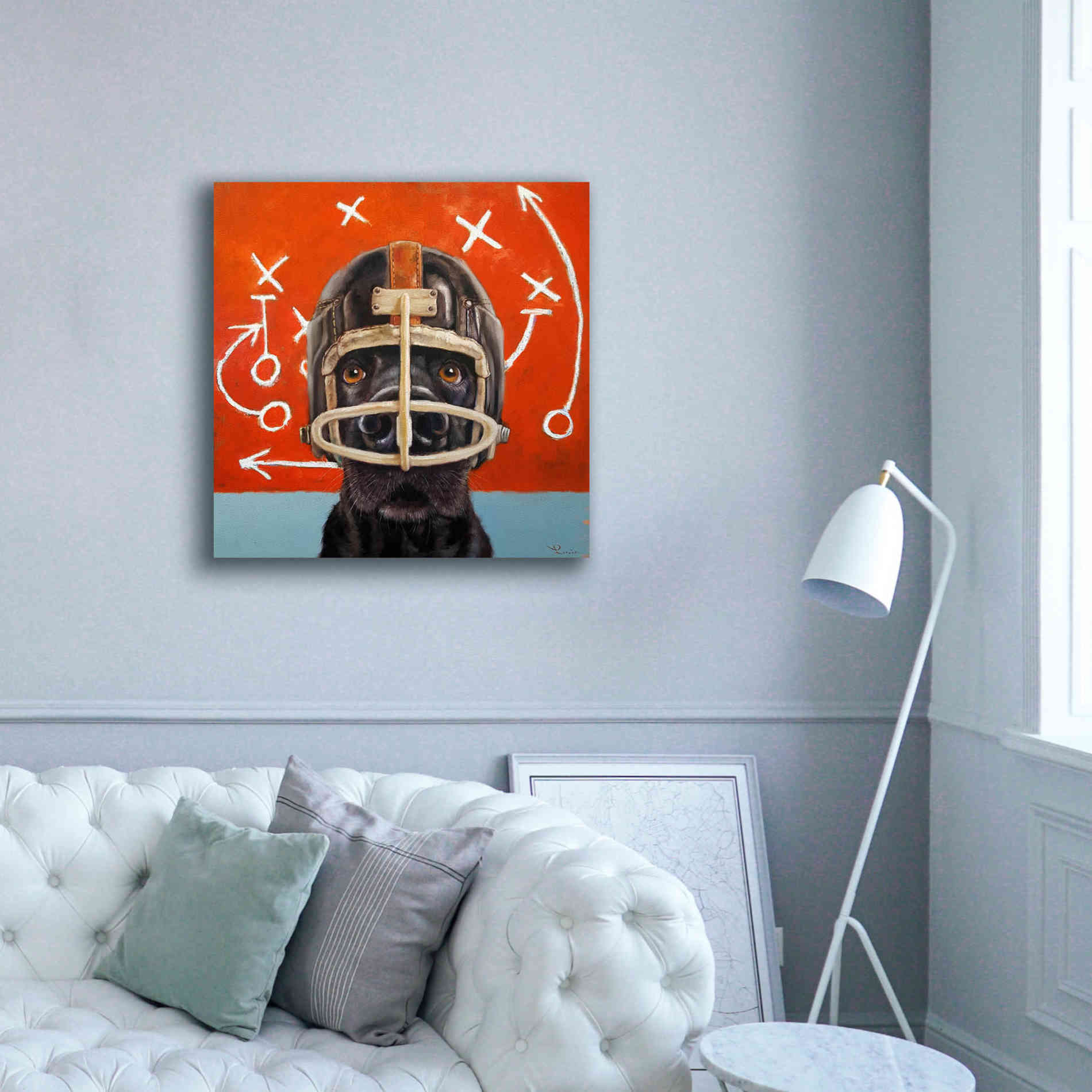 'Rookie' by Lucia Heffernan, Canvas Wall Art,37x37