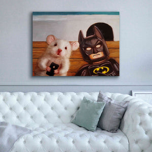 'Selfie with Batman' by Lucia Heffernan, Canvas Wall Art,54x40