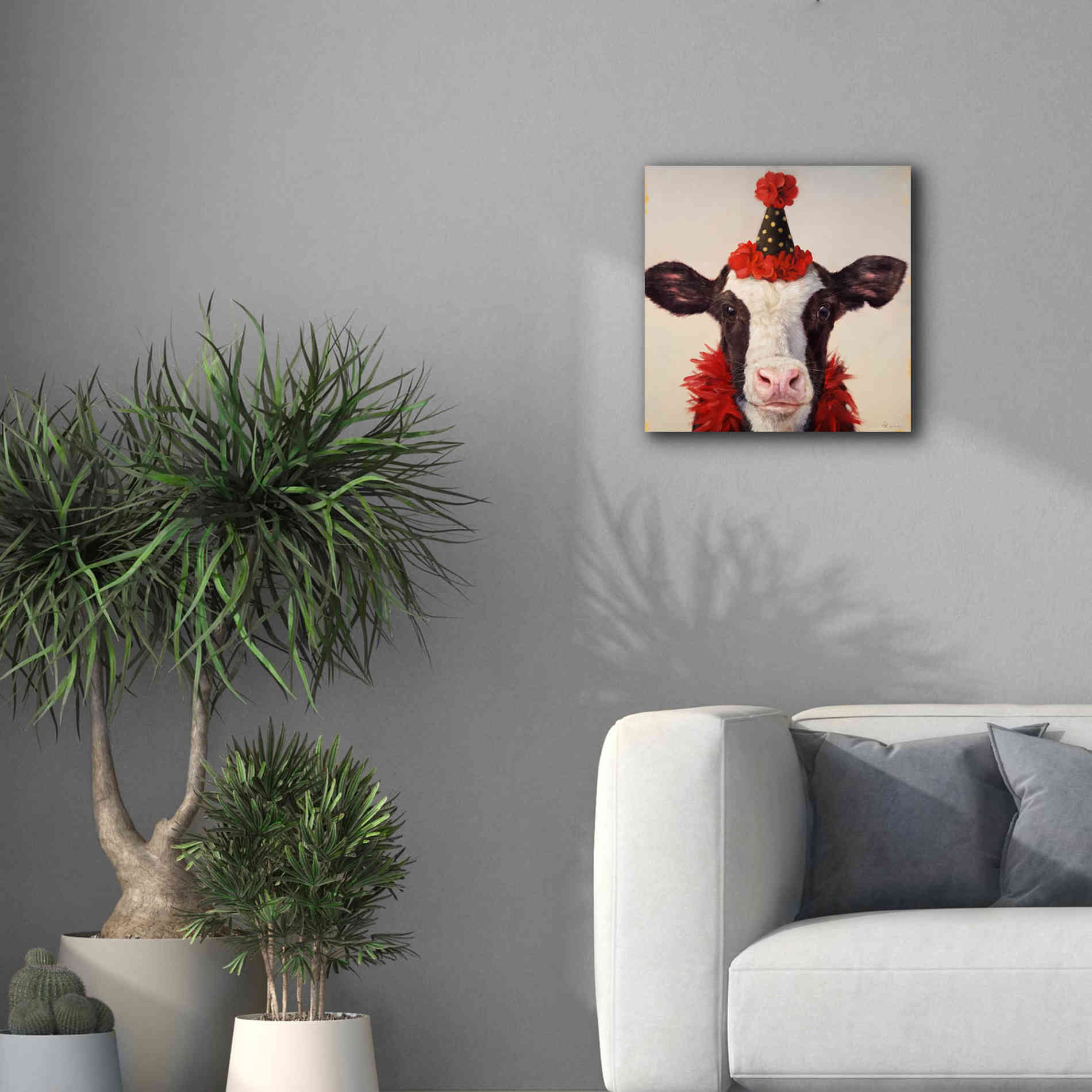 'Shindig' by Lucia Heffernan, Canvas Wall Art,18x18