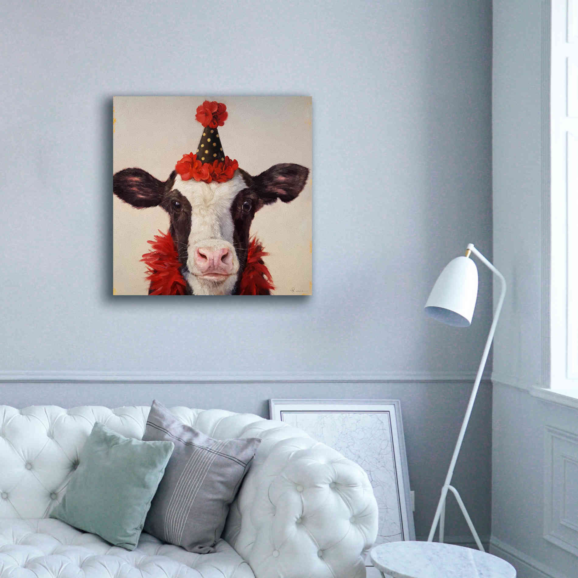 'Shindig' by Lucia Heffernan, Canvas Wall Art,37x37