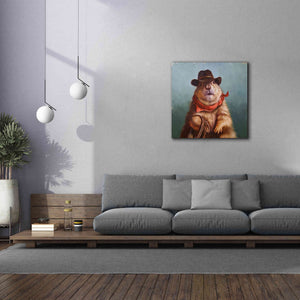 'Underground Cowboy' by Lucia Heffernan, Canvas Wall Art,37x37