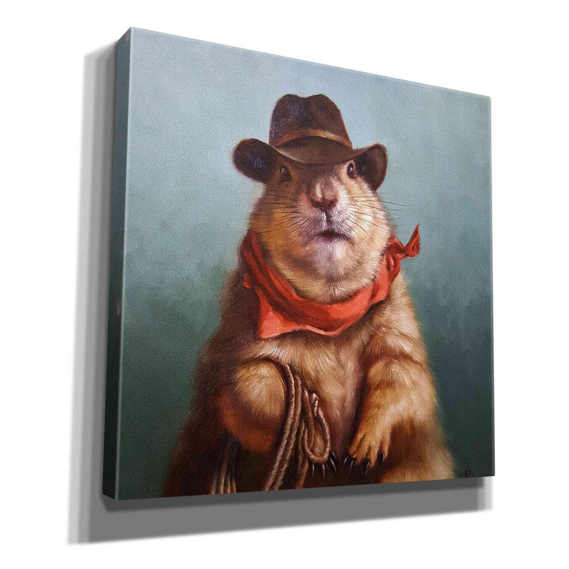 'Underground Cowboy' by Lucia Heffernan, Canvas Wall Art
