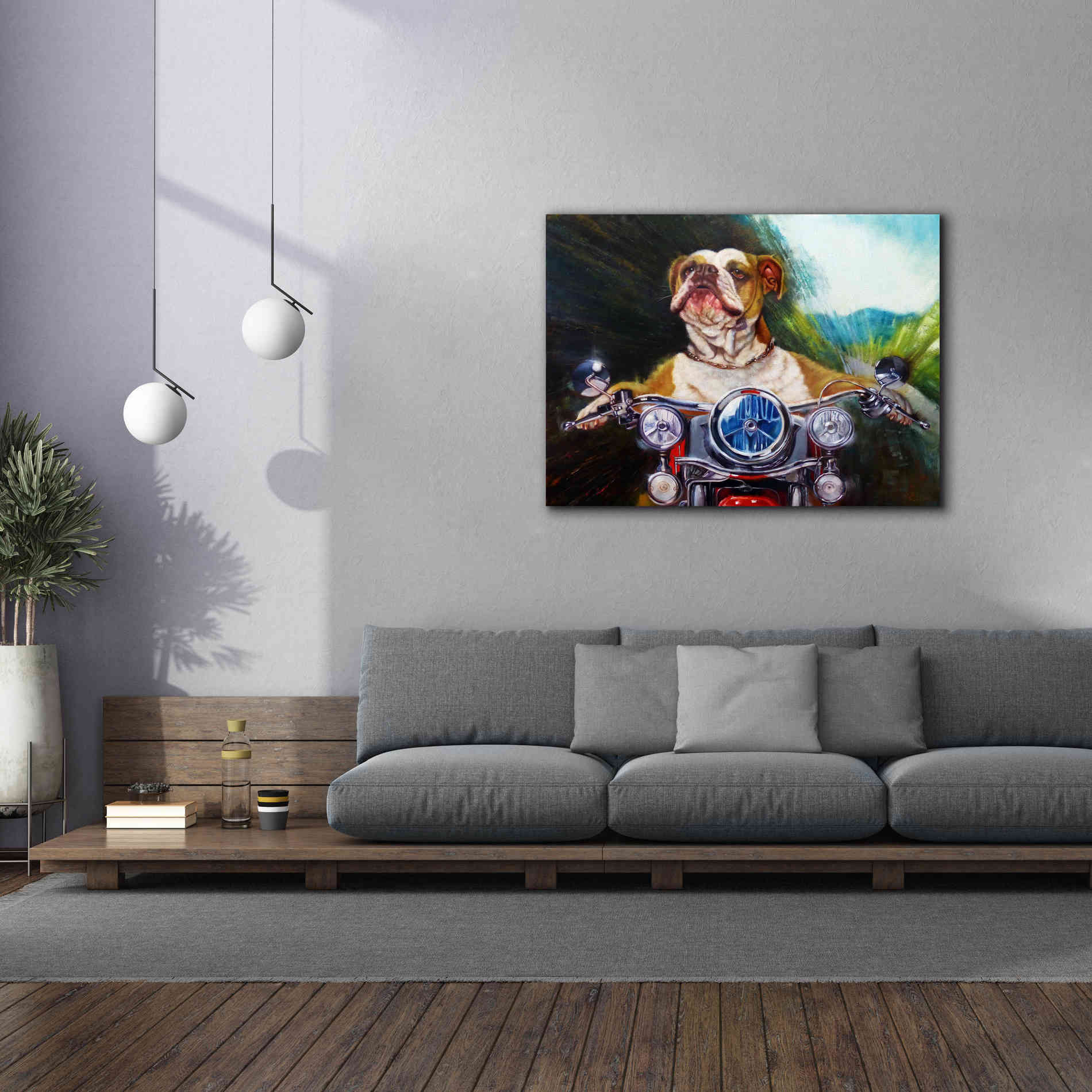 'Born To Be Wild' by Lucia Heffernan, Canvas Wall Art,54x40