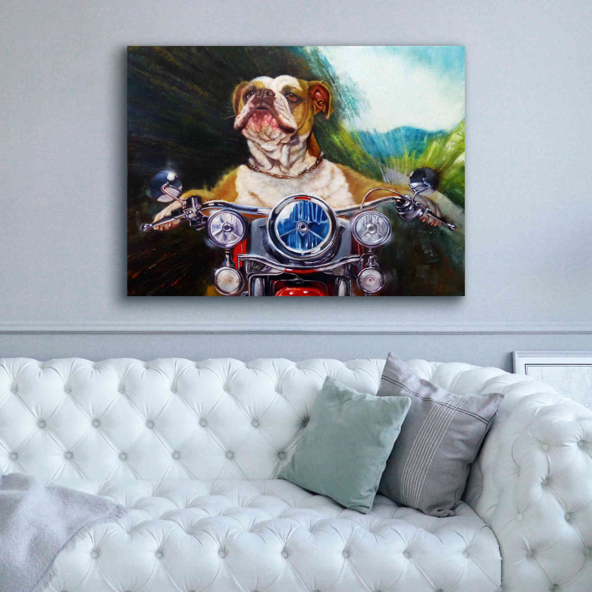 'Born To Be Wild' by Lucia Heffernan, Canvas Wall Art,54x40