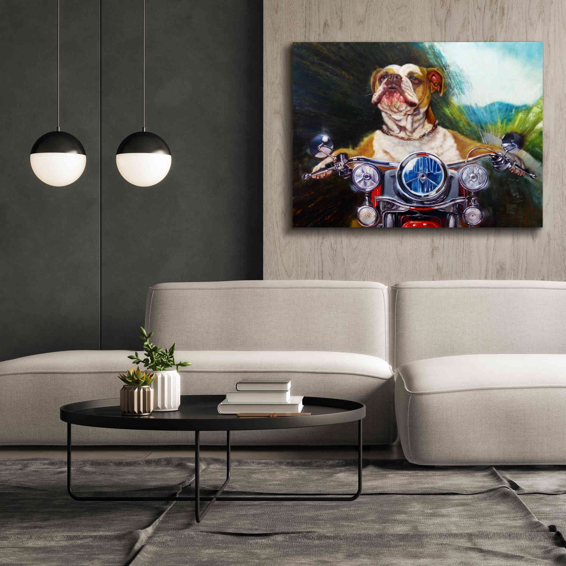 'Born To Be Wild' by Lucia Heffernan, Canvas Wall Art,54x40