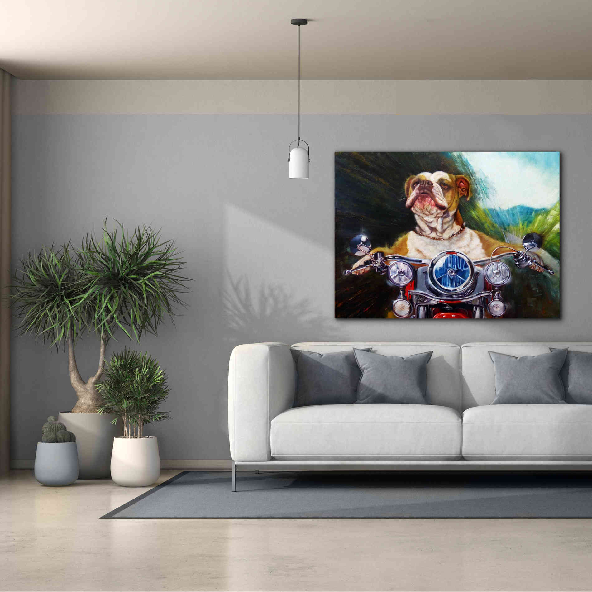 'Born To Be Wild' by Lucia Heffernan, Canvas Wall Art,54x40