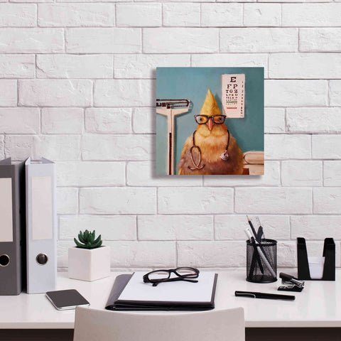 Image of 'Featherologist' by Lucia Heffernan, Canvas Wall Art,12x12