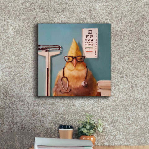 Image of 'Featherologist' by Lucia Heffernan, Canvas Wall Art,18x18