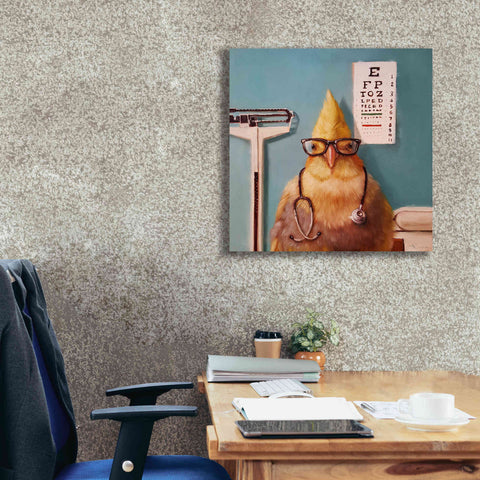 Image of 'Featherologist' by Lucia Heffernan, Canvas Wall Art,26x26